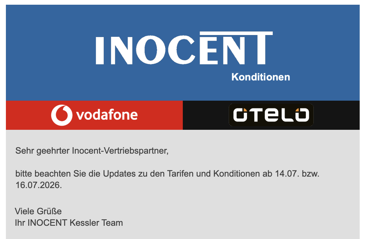UPDATE: Vodafone News & Konditionen im Juli 2026